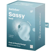 SATISFYER - SASSY SEAL STIMULATOR & VIBRATOR BLAU SATISFYER AIR PULSE