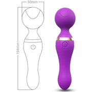 ARMONY - FREEZA MASSAGER & VIBRATOR SUPER FLEXIBLER KOPF LILA - ENGEFREUNDE.COM