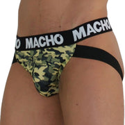 MACHO - MX28MV JOCK MILITARY GREEN S MACHO UNDERWEAR