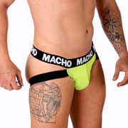 MACHO - MX28FR  JOCK PINK NEON XL MACHO UNDERWEAR