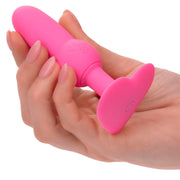 CALEXOTICS - FIRST TIME ANAL PLUG MIT PERLENSONDE 10 VIBRATIONEN ROSA CALEXOTICS