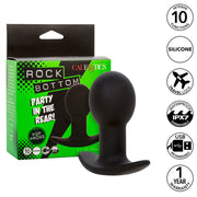CALEXOTICS - ROCK BOTTOM ANAL PLUG 10 VIBRATIONEN SILIKON SCHWARZ CALEXOTICS