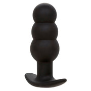 CALEXOTICS - ROCK BOTTOM ANAL PLUG MIT PERLEN 10 VIBRATIONEN SILIKON SCHWARZ CALEXOTICS