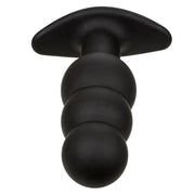 CALEXOTICS - ROCK BOTTOM ANAL PLUG MIT PERLEN 10 VIBRATIONEN SILIKON SCHWARZ CALEXOTICS