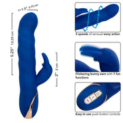 CALEXOTICS - JACK RABBIT VIBRATOR WELLENBEWEGUNG BLAU CALEXOTICS