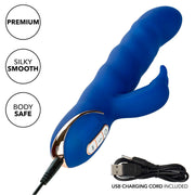CALEXOTICS - JACK RABBIT VIBRATOR WELLENBEWEGUNG BLAU CALEXOTICS