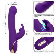 CALEXOTICS - JACK RABBIT VIBRATOR UND STIMULATOR 7 VIBRATIONSSTUFEN UND STIMULIERENDE WELLEN BLAU CALEXOTICS