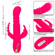 CALEXOTICS - JACK FANTASY DREIFACH BEHEIZTER VIBRATOR RABBIT ROSA CALEXOTICS