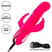 CALEXOTICS - JACK FANTASY DREIFACH BEHEIZTER VIBRATOR RABBIT ROSA CALEXOTICS