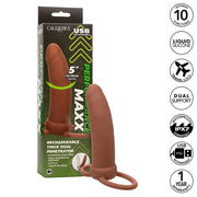 CALEXOTICS - MAXX THICK DUAL PENETRATOR 10 VIBRATIONEN BRAUN CALEXOTICS