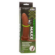 CALEXOTICS - MAXX THICK DUAL PENETRATOR 10 VIBRATIONEN BRAUN CALEXOTICS