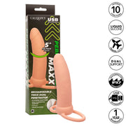 CALEXOTICS - MAXX THICK DUAL PENETRATOR 10 VIBRATIONEN FLEISCH CALEXOTICS
