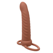 CALEXOTICS - MAXX RIBBED DUAL PENETRATOR 10 VIBRATIONEN BRAUN CALEXOTICS