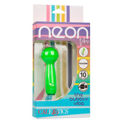 CALEXOTICS - NEON VIBES THE BUBBLY VIBE MINI-MASSAGER 10 VIBRATIONEN GRÜN CALEXOTICS