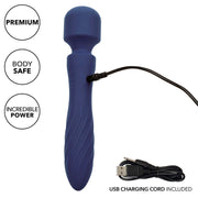 CALEXOTICS - CHARISMA MYSTIQUE MASSAGER DOPPELMOTOR 12 FUNKTIONEN 20,5 CM X 4,5 CM LILA CALEXOTICS