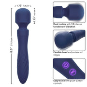 CALEXOTICS - CHARISMA MYSTIQUE MASSAGER DOPPELMOTOR 12 FUNKTIONEN 20,5 CM X 4,5 CM LILA CALEXOTICS