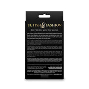 NS NOVELTIES - FETISH & FASHION MUNDHAUBE MIT GESCHLOSSENEM REISSVERSCHLUSS NYLON WEISS NS NOVELTIES