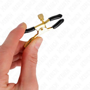 KINK - GOLDENE NIPPELKLEMMEN 6 CM KINK NIPPLE GRIP
