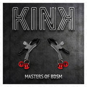 KINK - DOPPELTE GLOCKEN-NIPPELKLAMMERE ROT 6 CM KINK NIPPLE GRIP