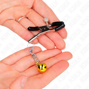 KINK - GOLDENE JINGLE BELL ANHÄNGER-NIPPELKLAMMERN 6 CM KINK NIPPLE GRIP