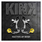 KINK - GOLDENE JINGLE BELL ANHÄNGER-NIPPELKLAMMERN 6 CM KINK NIPPLE GRIP