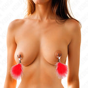 KINK - FEDERNIPPENKLEMME ROT 7 CM KINK NIPPLE GRIP