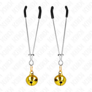 KINK - DÜNNE GLOCKEN-NIPPELKLAMMERN GOLD 7 CM KINK NIPPLE GRIP