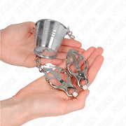 KINK - NIPPELKLEMMEN MIT EIMER SILBER KINK NIPPLE GRIP