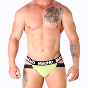 MACHO - MX28FR  JOCK PINK NEON XL MACHO UNDERWEAR