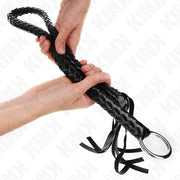 KINK - SCHLANGENPEITSCHE MIT SCHWARZEM HANDRING 65 CM KINK IMPACT & TOUCH