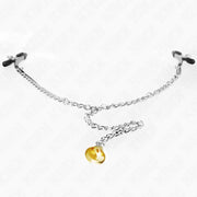 KINK - KETTE NIPPELKLEMMEN MIT HORNANHÄNGER 30 CM KINK NIPPLE GRIP