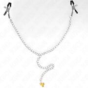 KINK - KETTE NIPPELKLEMMEN MIT HORNANHÄNGER 30 CM KINK NIPPLE GRIP