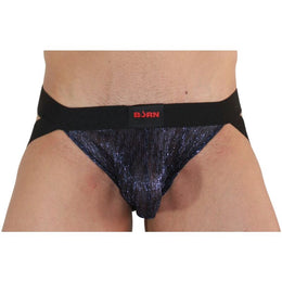 BURN - 006 JOCK GLÄNZEND BLAU / SCHWARZ XL BURN