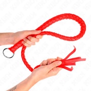 KINK - SCHLANGENPEITSCHE MIT ROTEM HANDRING 65 CM KINK IMPACT & TOUCH