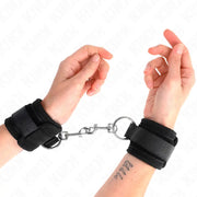 KINK - HANDGELENKFESSELN SCHWARZ VERSTELLBAR 18-35 CM X 6 CM KINK WRIST RESTRAINT