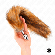 KINK - ANAL PLUG GRÖSSE S 7 X 3 CM MIT KUNSTSTOFFSCHWANZ 40 CM BRAUN KINK PLEASURE PLUGS