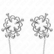 KINK - METALLISCHE BLUMEN-NIPPELKLAMMERN MIT KETTE KINK NIPPLE GRIP