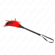 KINK - RED MAIDS HORNFORM TICKLE HÜHNERFEDERN 36 CM KINK IMPACT & TOUCH