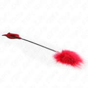 KINK - TICKLE FEATHERS MIT ROSENFÖRMIGEM PADDEL 8 CM KINK IMPACT & TOUCH
