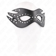 KINK - KUNSTLEDERMASKE MIT NIETEN MODELL 3 26 x 9,5 CM KINK MASKED ALLURE