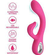 PRETTY LOVE - FRITZ RABBIT VIBRATOR 12 VIBRATIONEN ROSA PRETTY LOVE FLIRTATION