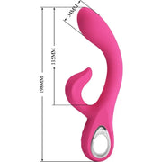 PRETTY LOVE - FRITZ RABBIT VIBRATOR 12 VIBRATIONEN ROSA PRETTY LOVE FLIRTATION
