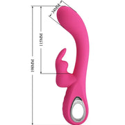 PRETTY LOVE - NOVAK RABBIT VIBRATOR 12 VIBRATIONEN ROSA PRETTY LOVE FLIRTATION