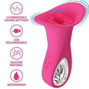 PRETTY LOVE - CLYDE ORALVIBRATOR VIBRIERENDE ZUNGE 12 VIBRATIONEN ROSA PRETTY LOVE FLIRTATION