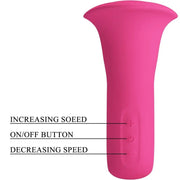 PRETTY LOVE - CLYDE ORALVIBRATOR VIBRIERENDE ZUNGE 12 VIBRATIONEN ROSA PRETTY LOVE FLIRTATION