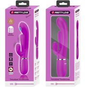 PRETTY LOVE - SHANIA TRIPLE RABBIT VIBRATOR MULTIFUNKTIONS-ROSA PRETTY LOVE FLIRTATION