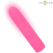 INTENSE - SYMONE USB WIEDERAUFLADBARER VIBRIERENDER BULLET 8 VIBRATIONEN ROSA 10 X 2,2 CM INTENSE FUN