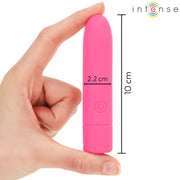 INTENSE - SYMONE USB WIEDERAUFLADBARER VIBRIERENDER BULLET 8 VIBRATIONEN ROSA 10 X 2,2 CM INTENSE FUN