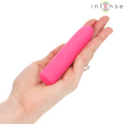 INTENSE - SYMONE USB WIEDERAUFLADBARER VIBRIERENDER BULLET 8 VIBRATIONEN ROSA 10 X 2,2 CM INTENSE FUN