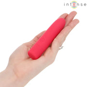 INTENSE - SYMONE USB WIEDERAUFLADBARER VIBRIERENDER BULLET 8 VIBRATIONEN ROT 10 X 2,2 CM INTENSE FUN